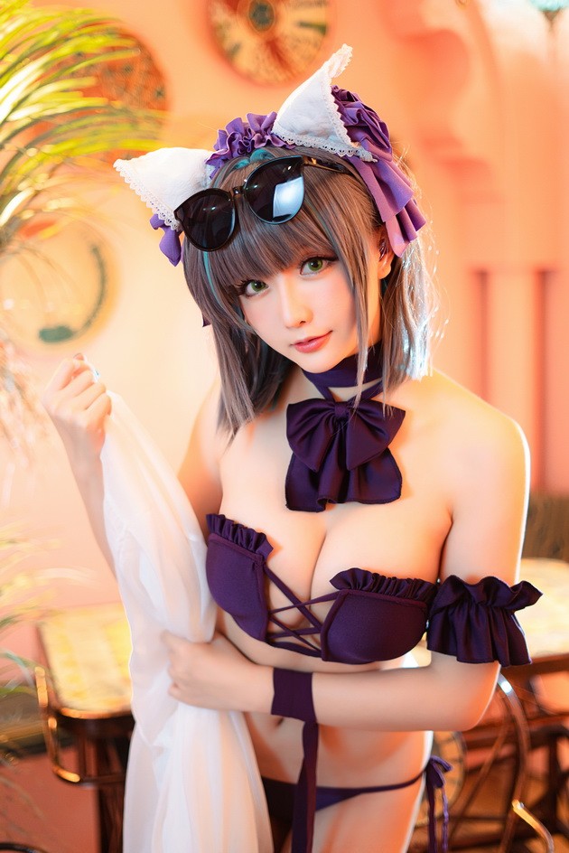 045.星之迟迟 《R Maid》-柴郡泳装[35P/157M]